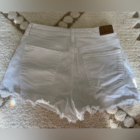American Eagle white jean shorts - Picture 2 of 4